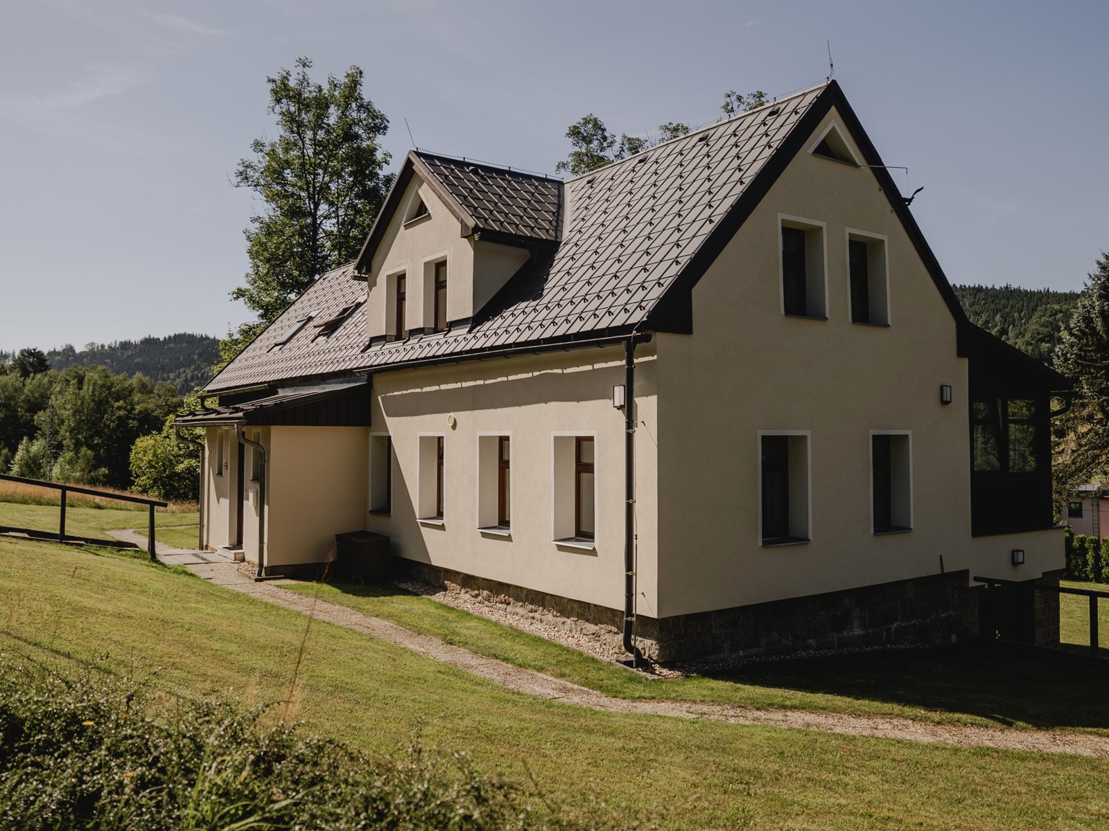Penzion Ampra v létě